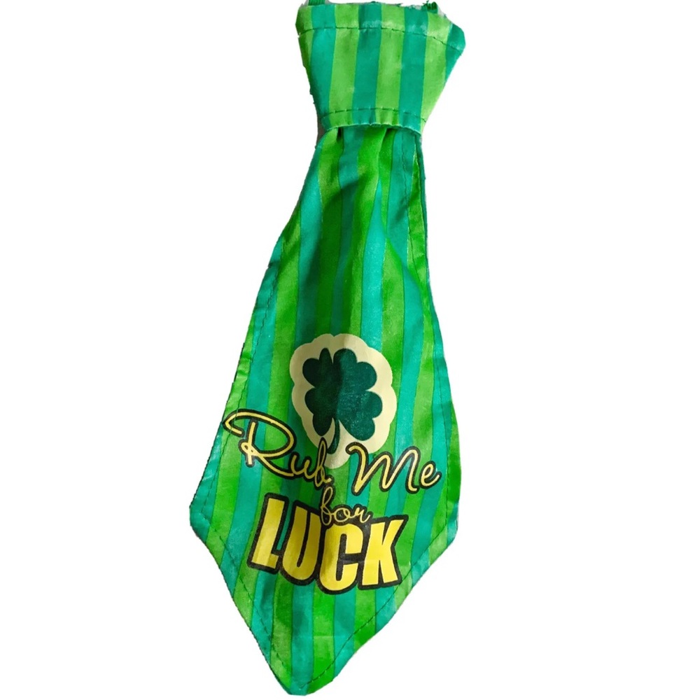 ST PATRICKS DAY Novelty Lucky Green Tie